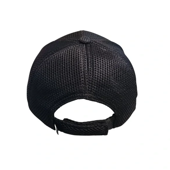 American Flag Black Mesh Baseball Cap  Adjustable‎ Trucker Hat Men - Picture 4 of 5